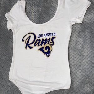 Rams team short sleeve top (Never Worn)